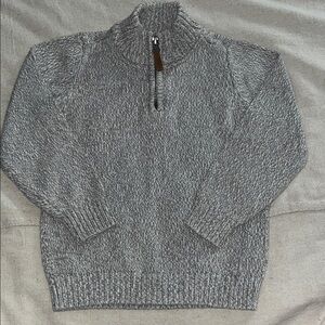 Carter's Kids Gray Zip-Up Sweater 4/5